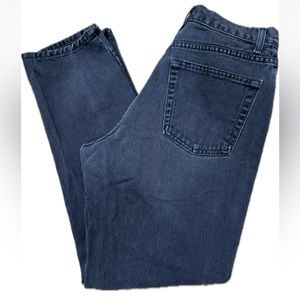 VINTAGE Gap High Waisted 90's Black Rigid Denim Jeans Made In USA Womens size 10